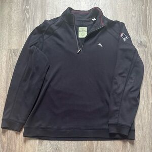 Tommy Bahama Men's Navy New England Patriots Pullover Pima Cotton Size L